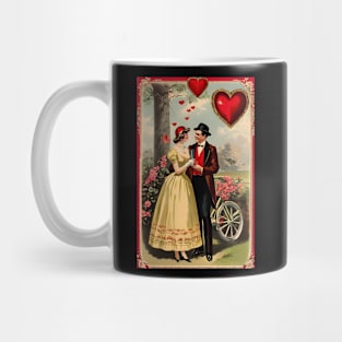 Retro valentine couple Mug